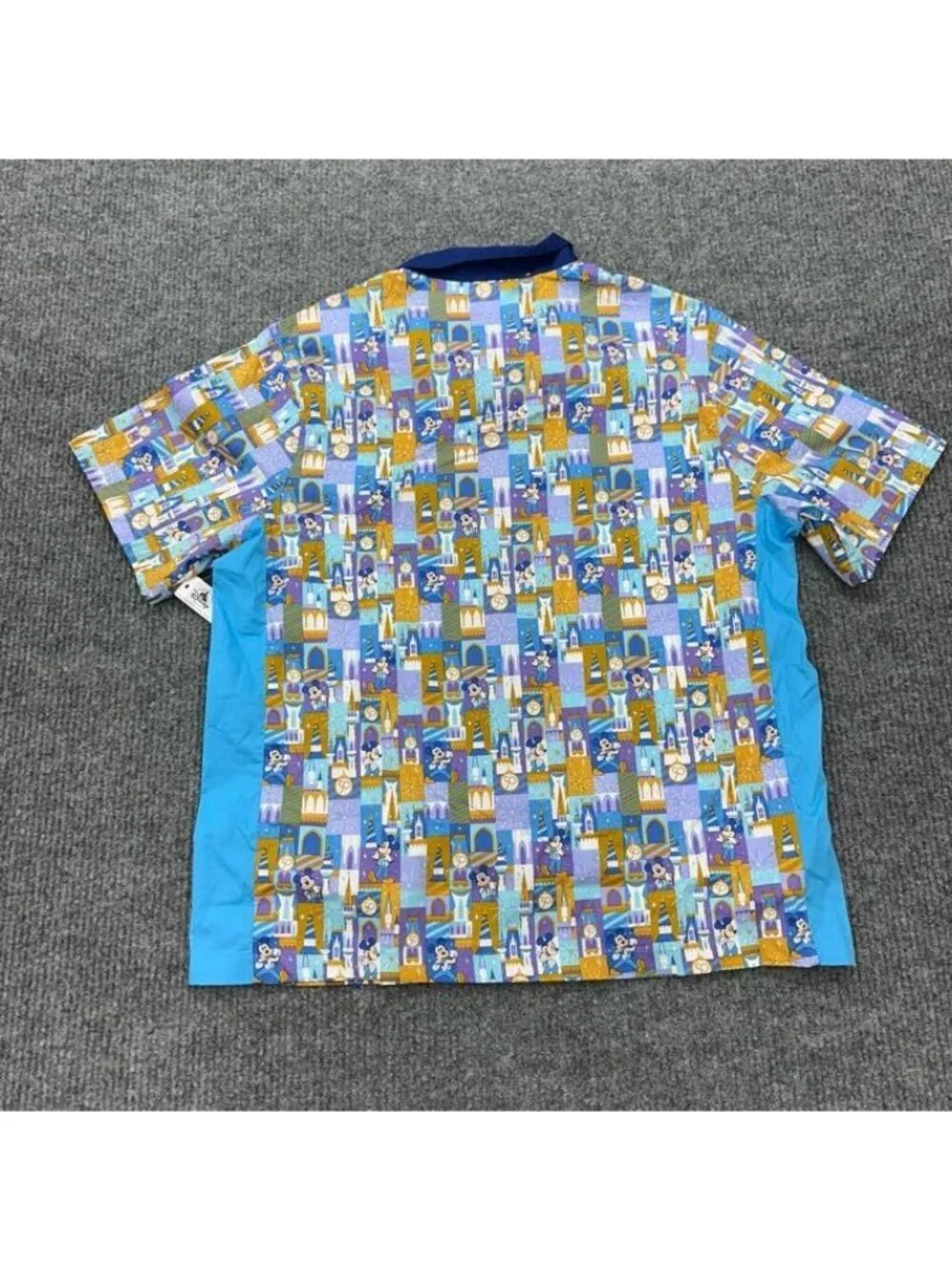 Walt Disney World 50th Anniversary Mickey Retro Camp Bowling Shirt Mens XL NEW